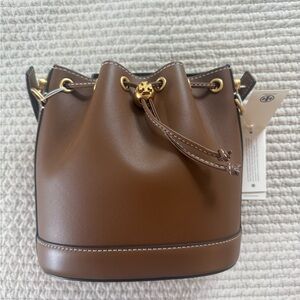 Tory Burch Brown Leather Crossbody Bag